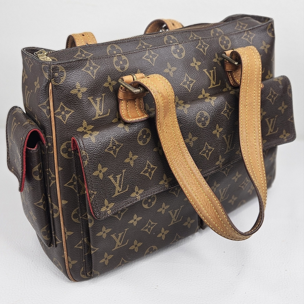 Authentic Louis Vuitton LV Multipli-Cité Monogram Handbag Tote